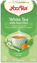 BIO bílý čaj s aloe vera 30,6 g Yogi Tea